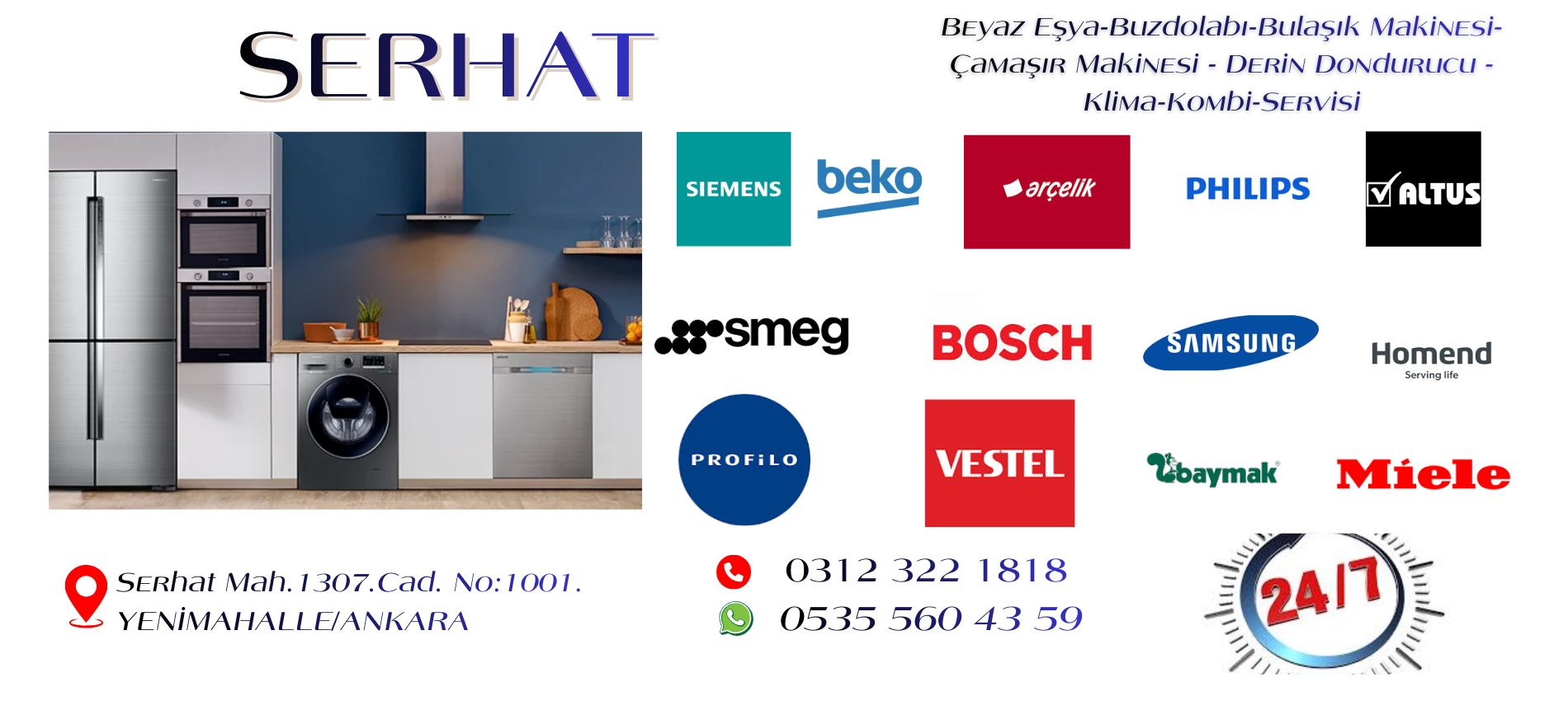 Yenimahalle Serhat Beyaz Eşya